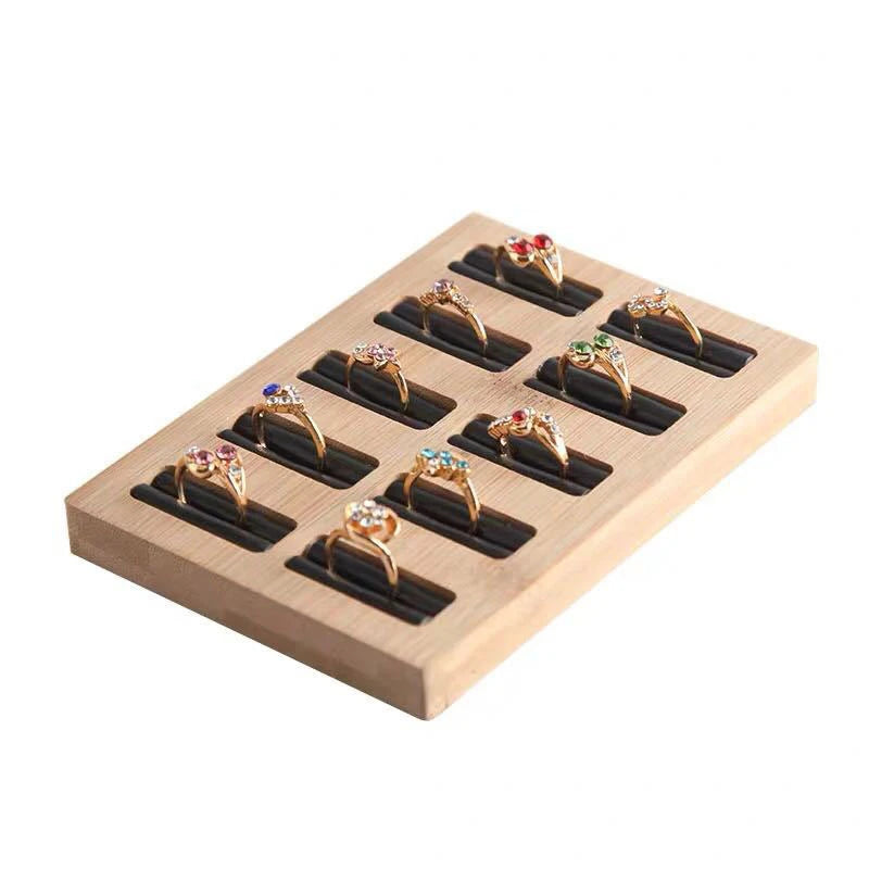 Ring Earring Display Tray Jewelry Organizer 2/5/10/15 Solts Ring Plate Personal Jewelry Storage Board Multiple Sizes Available