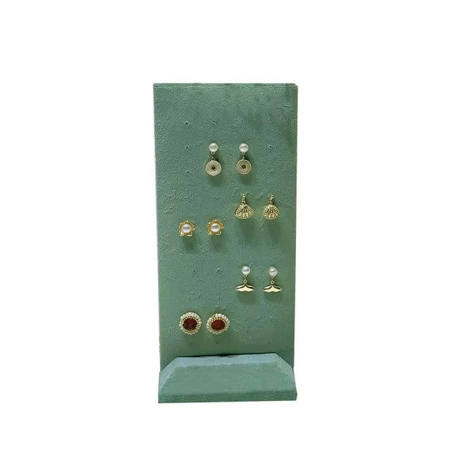 Mordern Metal Jewelry Earrings Stud Earrings Necklace Organizer Display Holder Detachable Stud Earring Tray Necklace Stand