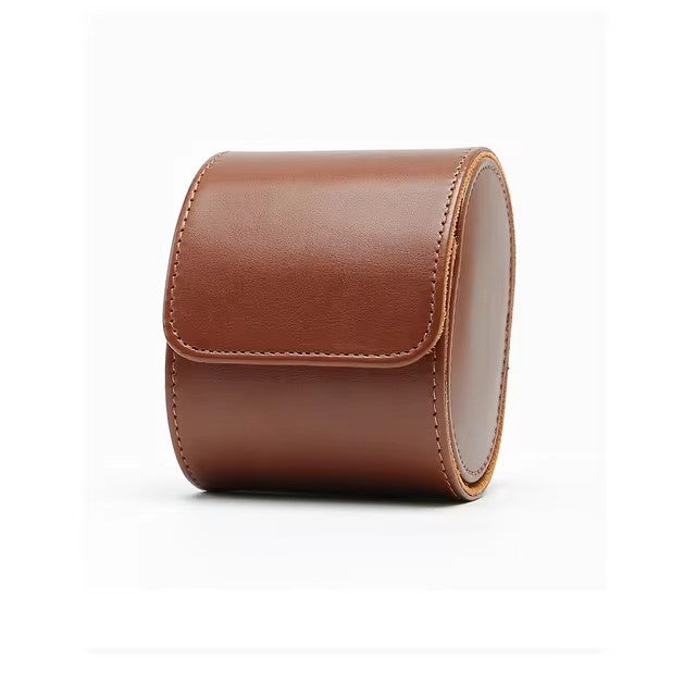 High Quality Leather Watch Roll Bag Elegant 1/2Slots Vintage Style Watch Box Environmental Protection Jewelry Gift Packing Pouch