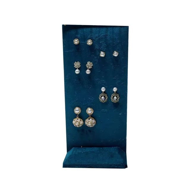 Mordern Metal Jewelry Earrings Stud Earrings Necklace Organizer Display Holder Detachable Stud Earring Tray Necklace Stand