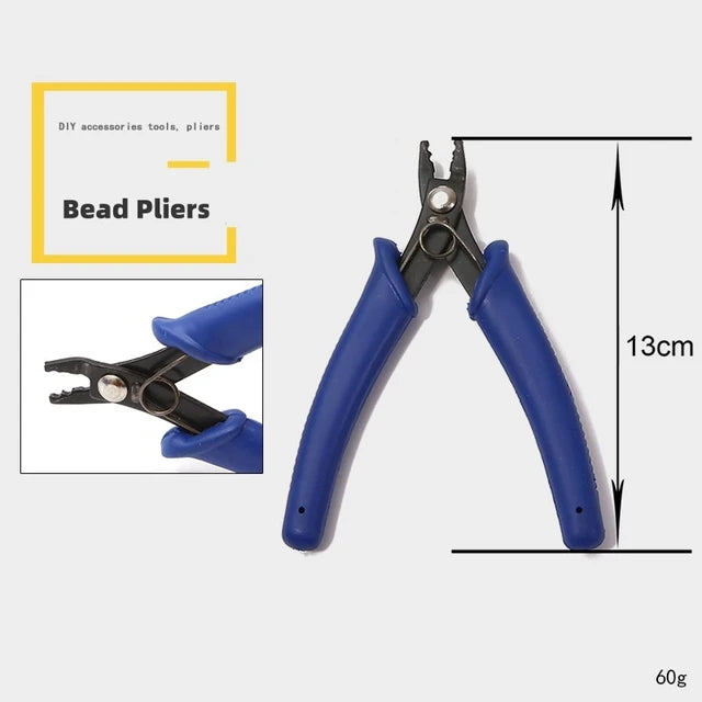 Multifunction Jewelry Pliers Linesman Pliers Needle Bent Nose Pliers Scissors Tongs Clamps DIY Jewelry Making Tools Accessories