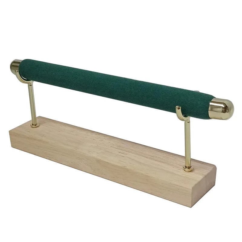 Detachable Ring Display Rack with Stick Wooden Multilayer Jewelry Holder Organizer Retail Store Window Showcase Shelf Stand