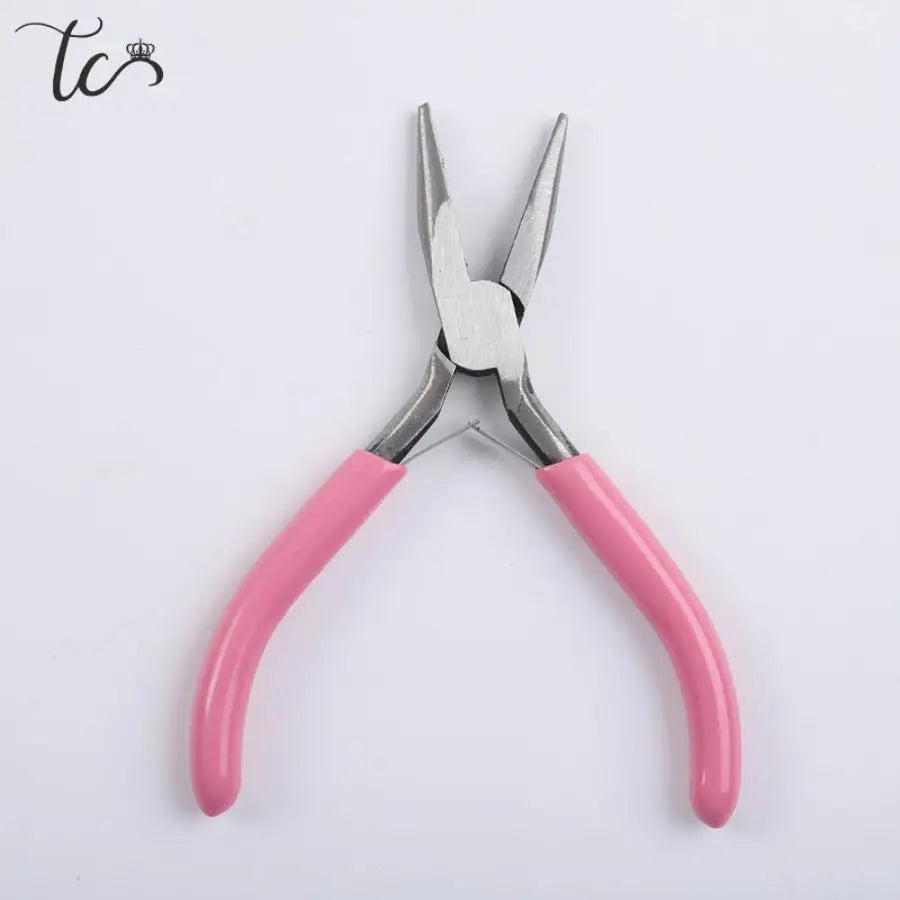 Pink Mini Pliers 9-Piece Diy Headpiece Jewelry Tool Pliers Jewelry Needle Nose Pliers Mini Tool Pliers