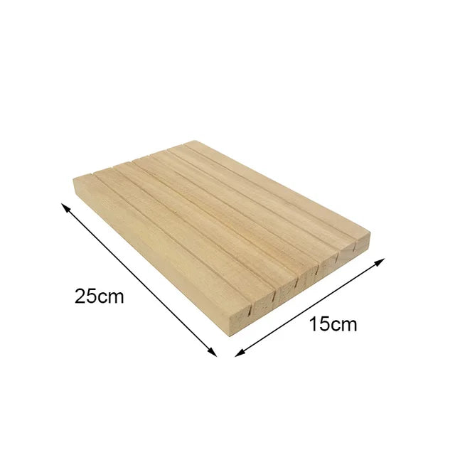 Jewellery Making Supplies Earring Organizer Ring Display Stand Jewelry Wood Earring Hoder Jewellery Packaging Case Exhibitors